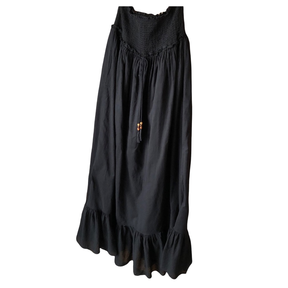 Denim & Supply Ralph Lauren Black Strapless Maxi Dress - Picture 2 of 14